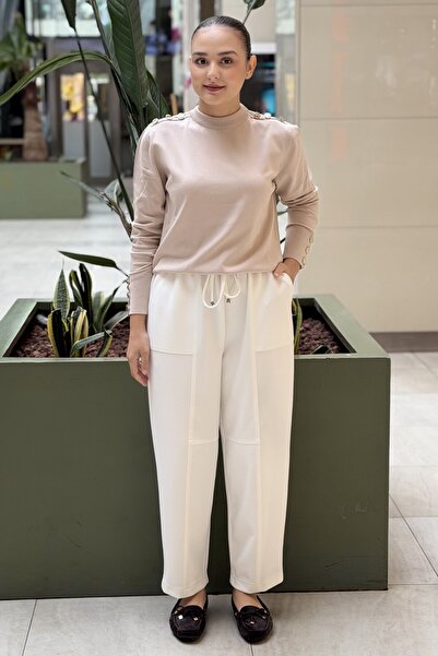 sentez giyim Sentez Stretch Carrot Leg Pants