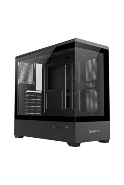 SPACE&R Carcasa Spacer NAUTILUS, Mid Tower, Black