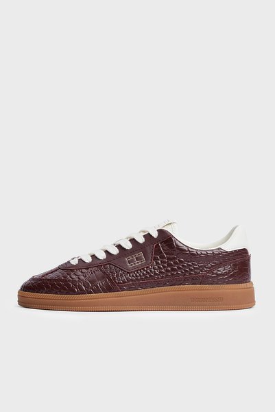 Tommy Jeans Hakiki Deri Sneaker Ayakkabı Kadın AYAKKABI EN0EN03121 GSA