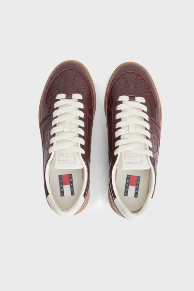 Tommy Jeans Hakiki Deri Sneaker Ayakkabı Kadın AYAKKABI EN0EN03121 GSA