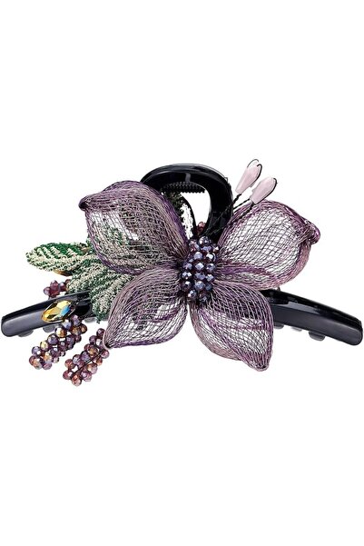 Sinide Rhinestones Hair Clips, Hand-woven Copper Wire Butterfly Clip Barrette...