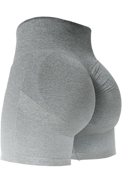 GENERAL YEOREO Women High Waist Workout Yoga Gym Smile Contour Seamless Cycli...