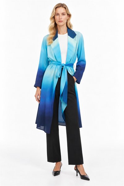 Perspective Belted Midi Dress