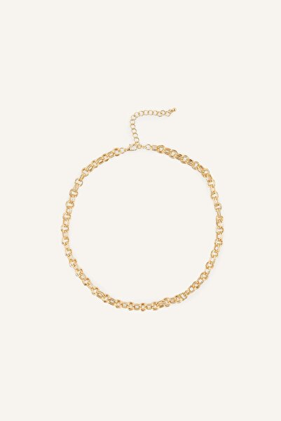 DeFacto Women's Necklace with Ring Chain Detail I8790Axns
