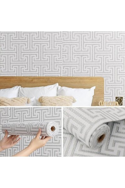 NOAEOU 3D Wallpaper, 50cm x 300cm Peel and Stick New Wall Sticker