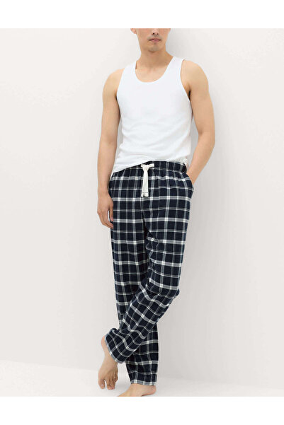 Marks & Spencer Pamuklu Kareli Pijama Altı