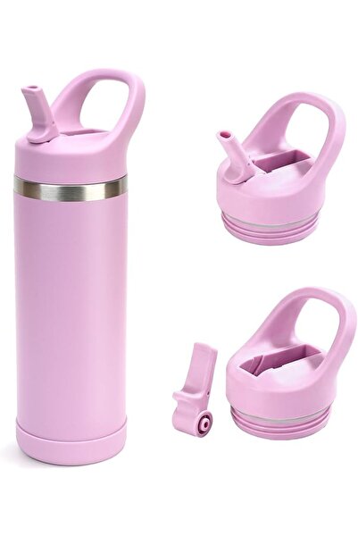 GENERAL Cafezi 12oz Kids Water Bottle with Straw Lid, Stainless Steel Vacuum ...