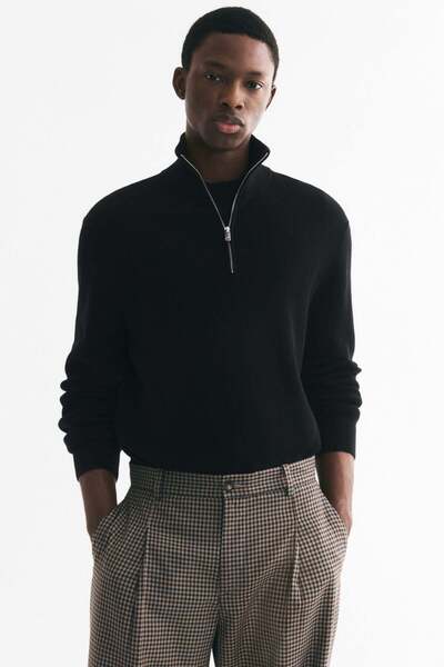 H&M Regular Fit Zip-top jumper
