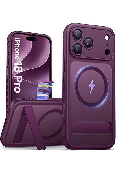 GENERAL Vihibii for 18 Pro Slim Case with Stand, Camera Control, Burgundy