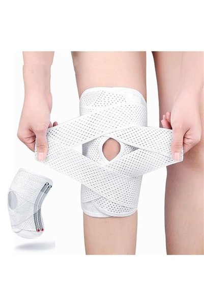 OASISGALORE دعامة الركبة مع مثبتات جانبية، دعامة الركبة، دعم ضغط الركبة القاب...