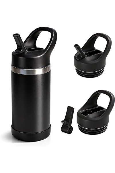 GENERAL Cafezi 12oz Kids Water Bottle with Straw Lid, Stainless Steel Vacuum ...