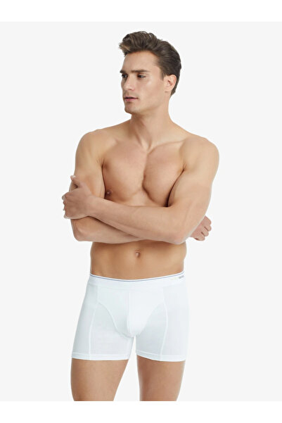 Blackspade Boxeri albi din bumbac fraged de marime mare - 9233