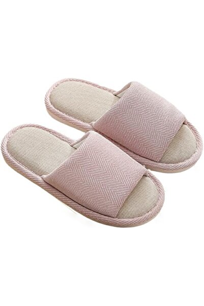 Generic Cotton Linen Slippers for Women and Men, Non-Slip Soft Sole Open Toe ...