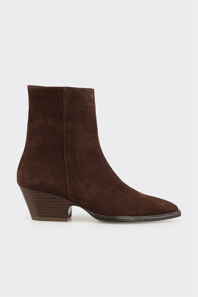 Elle Shoes Kahve Deri Kadın Klasik Bot