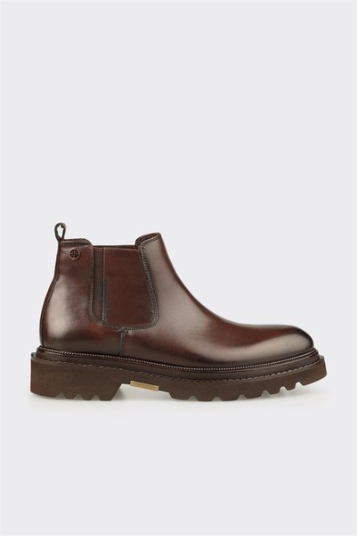 Elle Shoes Kahve Deri Erkek Günlük Bot