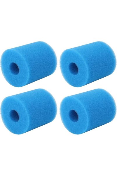 Yelajoy Pool Filter Cart S, 4PCS Sponge Reusable Washable Type H Swimming Typ...