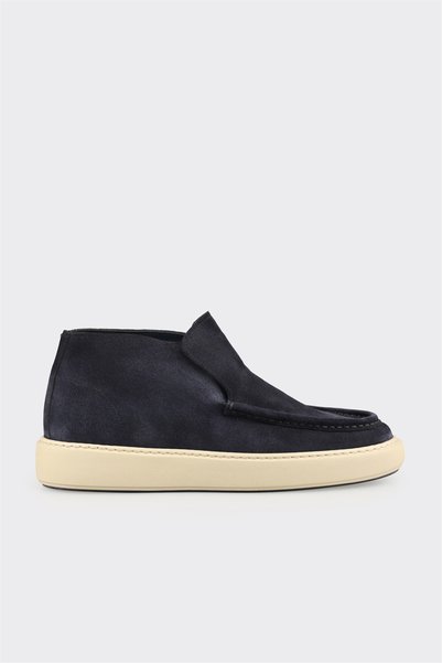 Elle Shoes Lacivert Deri Erkek Günlük Bot
