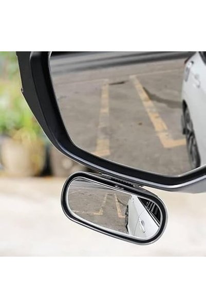 ALMEKAQUZ 360° Blind Spot Car Mirror Rectangular, Blind Spot Car Rearview Sti...