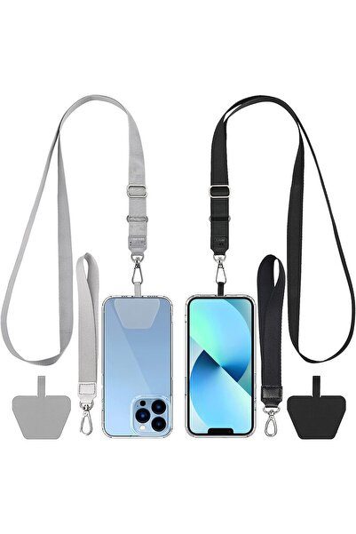 Generic Universal Phone Lanyard with Adjustable Neck Strap & Wrist Straps, Ha...