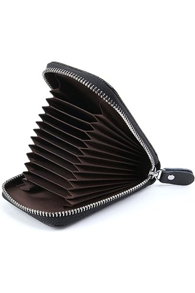 Generic Men's Wallet Leather Holder RFID Blocking Zipper Pocket New