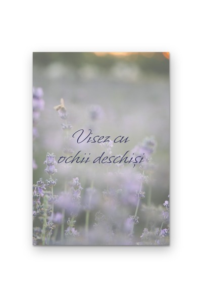 OEM Poster Carton Visez cu ochii deschiși, Design Motivațional, 250g, A4