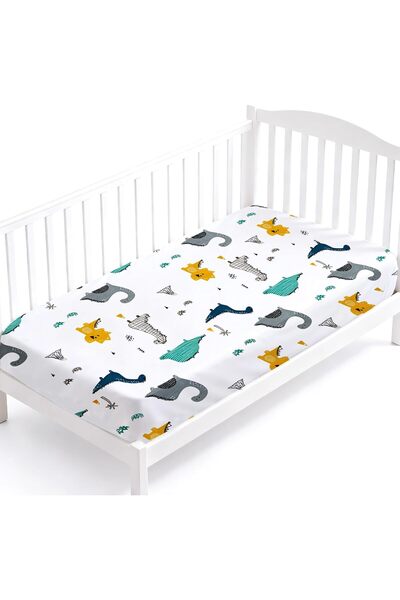Generic Fitted Crib Sheet for Girl Boys, 120 x 60cm Bedding For Cot bed,Easy ...