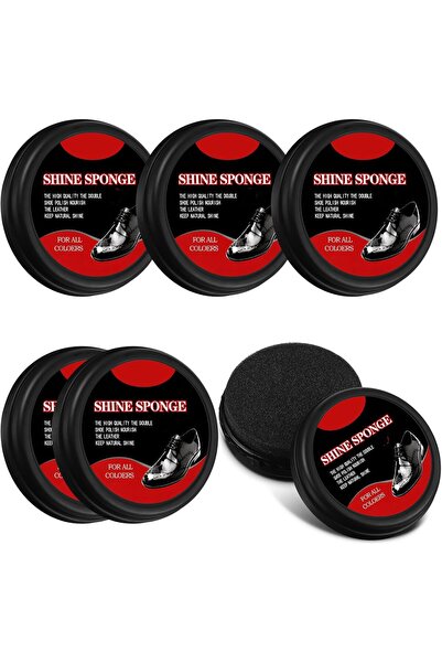 Generic 6 Pcs Neutral Shoe Shine Sponge Set - 0.2 oz Each - Ideal for Cleanin...