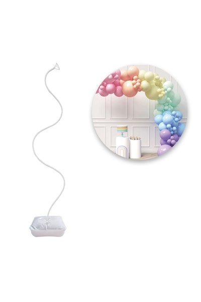 OEM Bază Albă pentru Arcadă de Baloane cu Tub Flexibil 2,5 m, Formă Ajustabil...