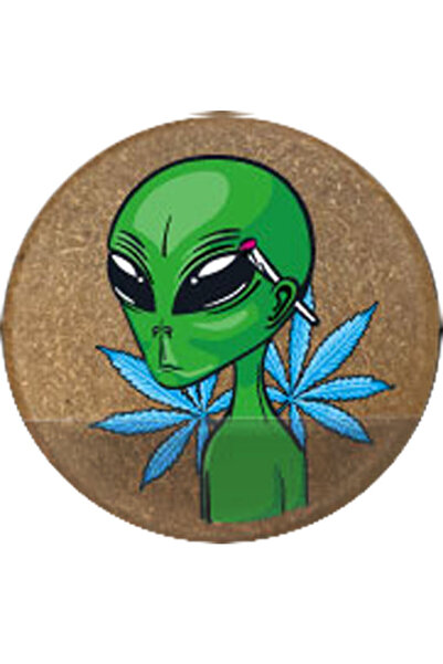 Green Leaf Πλαστικός Τρίφτης Κάνναβης Alien 60mm - 2 Τεμάχια