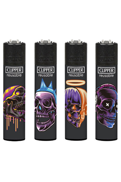 Clipper Μεγάλος Αναπτήρας - Μαύρα Κρανία