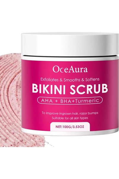 ALANX Bikini Area Exfoliator Moisturizing Face Body Polish with Gentle Partic...