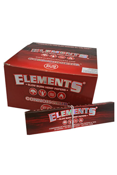 Element's Χαρτάκια Στριφτάρισμα Έλεμεντς - Κάνναβη Connoisseur - King Size Sl...