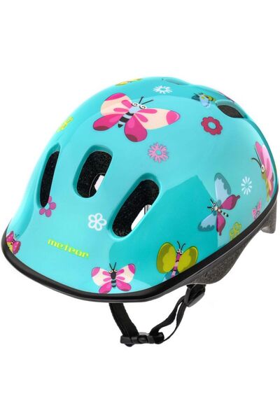 Meteor Cască de bicicletă KS06 Fluturi rozm S 48-52 cm 24823