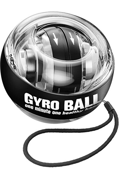 X SPRING Wrist Trainer, Professional Black Gyroscopic Power Ball with Auto Ro...