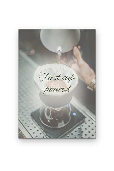 OEM Poster decorativ Prima ceasca turnata, design minimalist cafea, Carton 25...