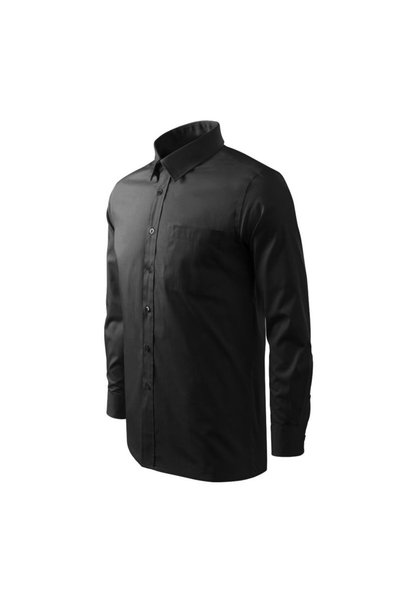 Malfini Cămașă stil LS M MLI-20901 Negru