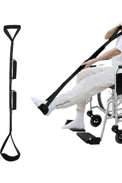 EXCEFORE أدوات مساعدة لاستعادة حركة الورك بعد الجراحة، حزام رفع الساق بطول 39...