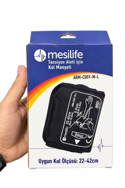 Bozkar Medikal ARM-CUFF-M-L Tansiyon Aleti Kol Manşeti 22-42 cm Ayarlanabilir...