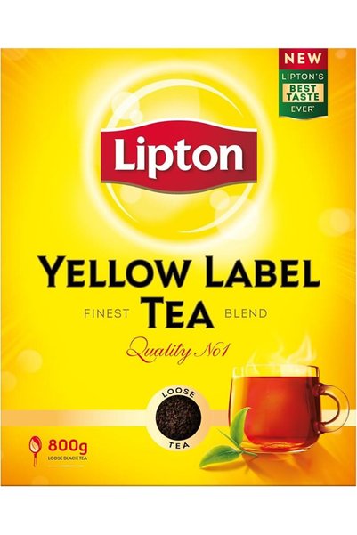 Lipton شاي العلامة الصفراء السائب، 800 غرام - عبوة واحدة