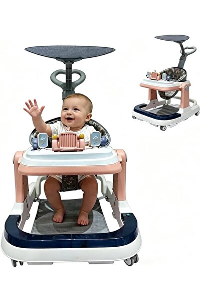 Vixplorn Baby Walker with Wheels,Foldable Infant Toddler Walker for Boys Girl...