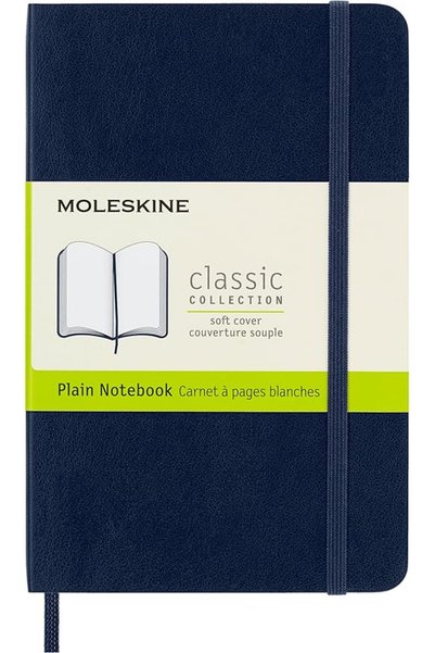 Moleskine دفتر ملاحظات كلاسيكي، غلاف ناعم، جيب (3.5 بوصة × 5.5 بوصة)، منقط، أ...