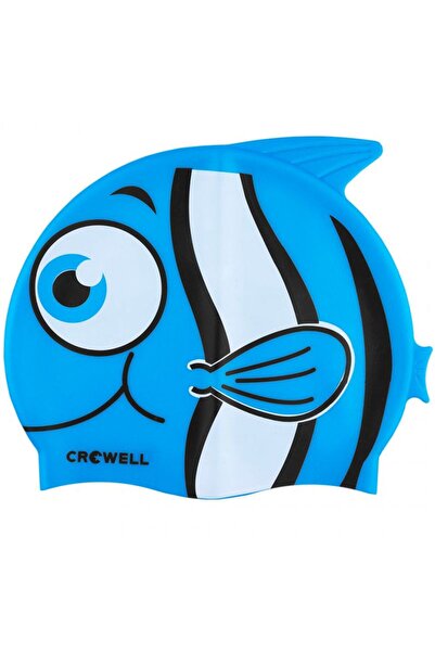 CROWELL Nemo-Jr Cască de înot din silicon - Albastru
