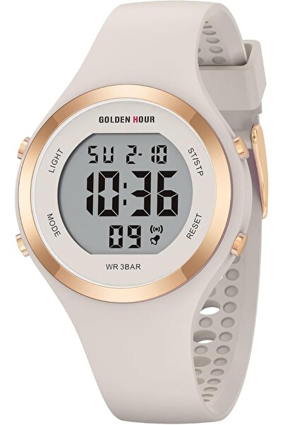 GOLDEN HOUR ساعات نسائية رقمية مقاومة للماء حتى 5ATM، ساعة رياضية للنساء مع إ...
