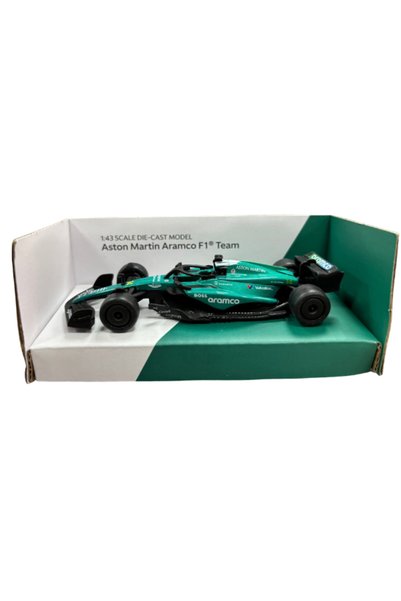 1:43 Aston Martin Aramco F1 Team Fernando Alonso #14 Diecast Model Araba