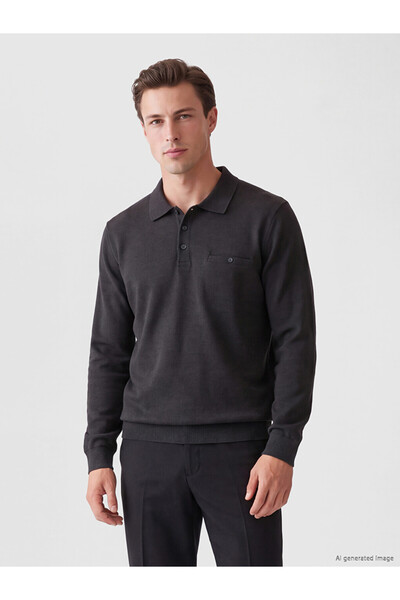 LC Waikiki Esvab • Modern & Distinctive Devrik Roba Collar Men's Sweatshirt
