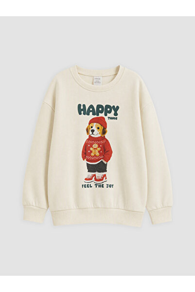 LC Waikiki Esvab • Modern & Distinctive Printed Boys' Thick Sweatshirt