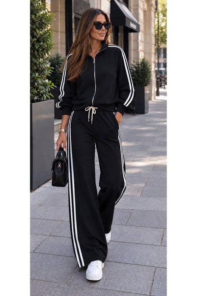 styleFlex Trening Damă Din Vâscoză 72% Elastic, Compleu Sport Casual Cu Fermo...