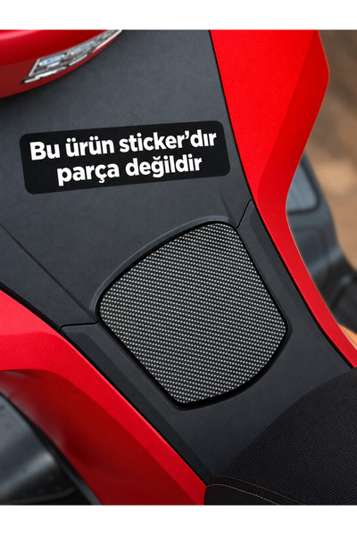 Banxtre Honda PCX Deluxe 2025-2026 Yılları Uyumlu Depo Üstü 8D Karbon Folyo K...
