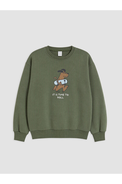 LC Waikiki Esvab • Modern & Distinctive Printed Boys' Sweatshirt