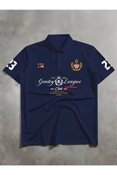 l'eivor Gentry League Club Prestige Printed Polo Collar Regular Fit Printed M...